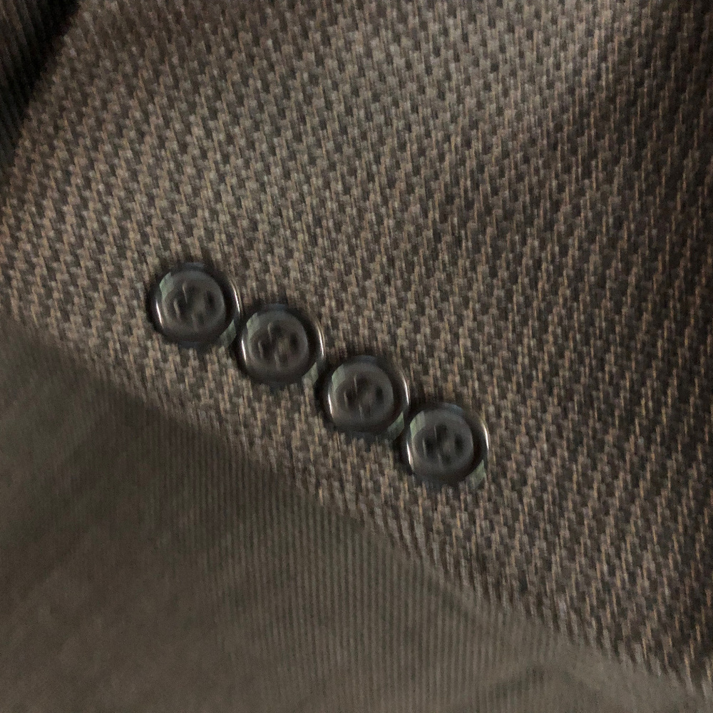 NWOT Villini Tweed Wool Blazer (three button) 46L - Picture 3 of 5